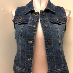 Cherokee Jean Vest